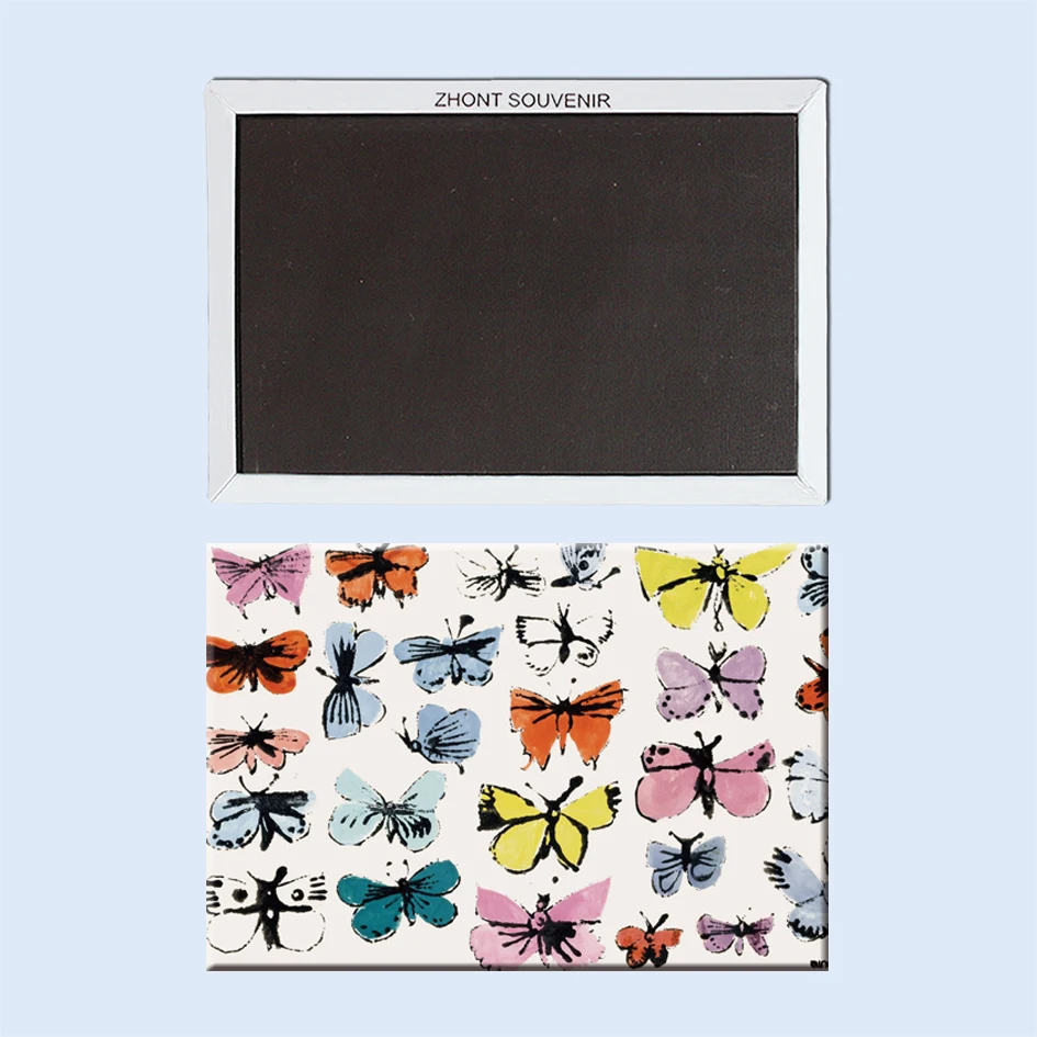 Andy_warhol_butterfly сувенирные магниты для холодильника 22224
