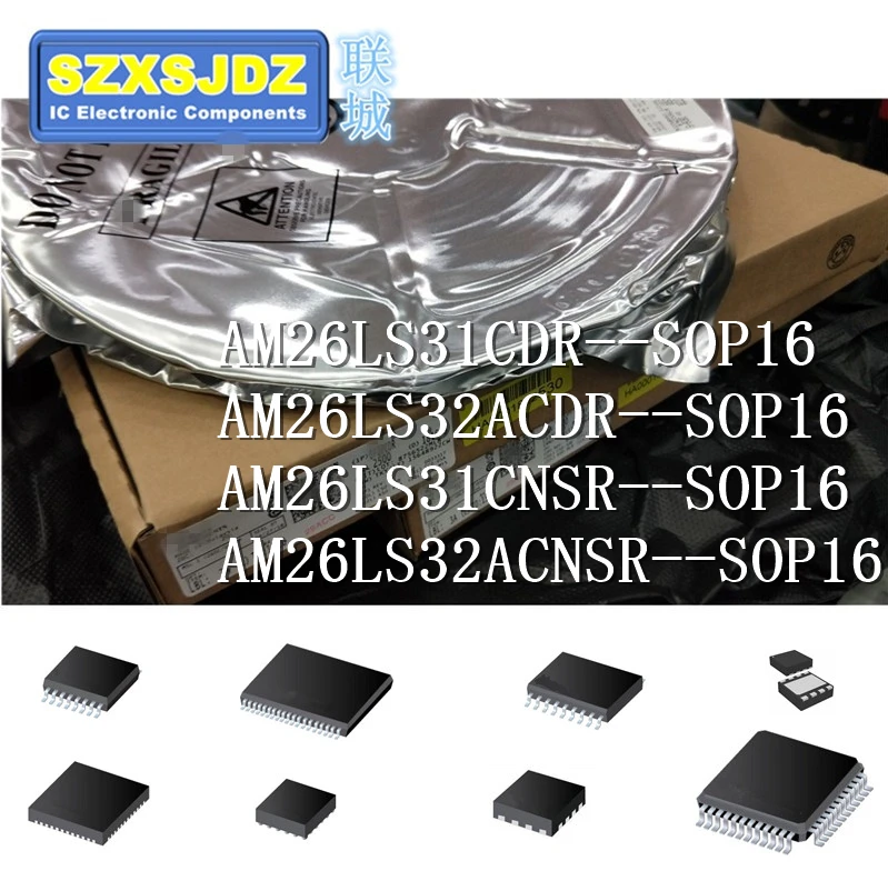 10 шт. AM26LS31CDR AM26LS32ACDR AM26LS31CNSR AM26LS32ACNSR AM26LS31C AM26LS32 AM26LS31CD AM26LS32AC AM26LS31CN SOIC16|Реле| |