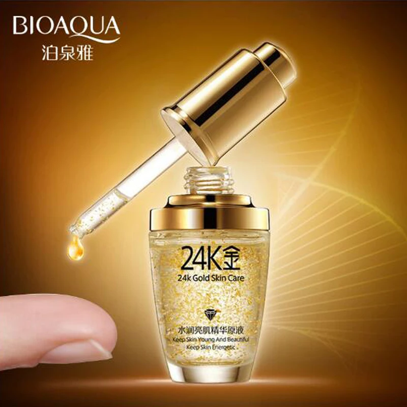 BIOAQUA 24 K Gold крем для лица суть дневной против морщин Антивозрастная коллагеновая