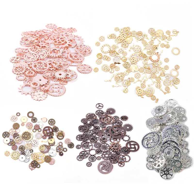 100 г винтажные металлические подвески в стиле стимпанк для самостоятельного