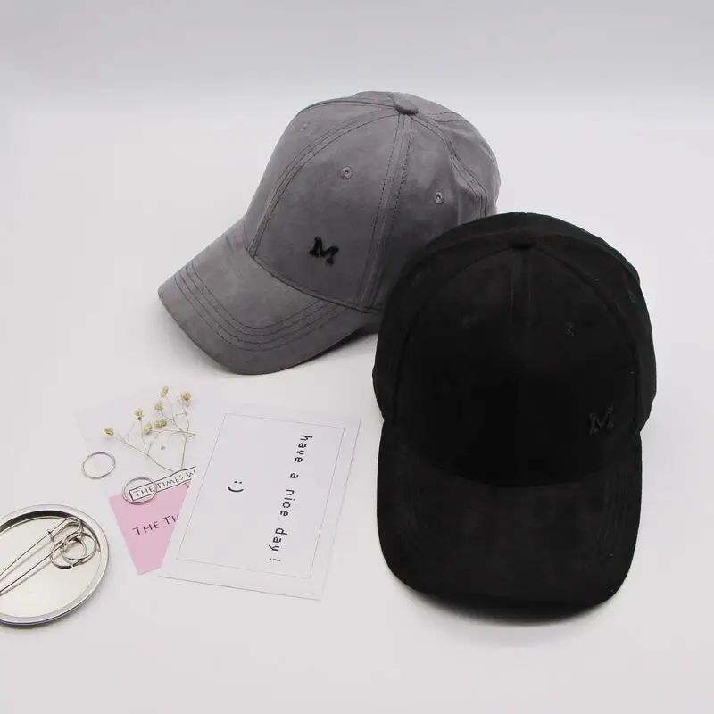 Новая женская Повседневная бейсбольная кепка с логотипом M Dad Hat Deus cap розовая черная Женская ОВО Дрейк шляпы замшевая бейсболка Мужская кепка