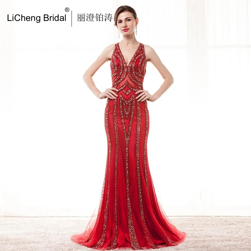 2016 нестандартного размера русалка спинки vestido де феста бургундия блестками