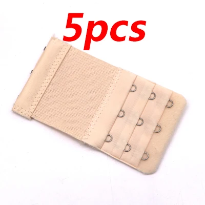 5pcs 5 шт. Бюстгальтер расширители ремешок удлинение пряжки 3 Rows1/2/3/4/5 Крючки застежка ремни бюстгальтер расширитель швейная инструмент Аксессуары для нижнего белья - Цвет: 5pcs