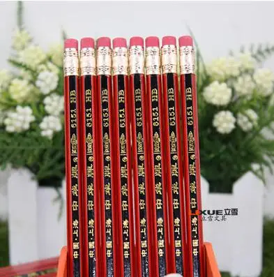

12pcs Standard Pencils wooden Students draw sketches pencil free shipping