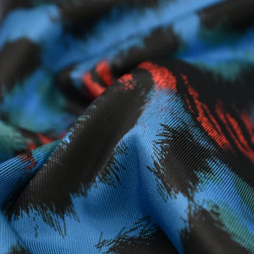 Смешанная ткань из шерсти и шелка хлопка саржевая стильная шерстяная 40 Момми 114