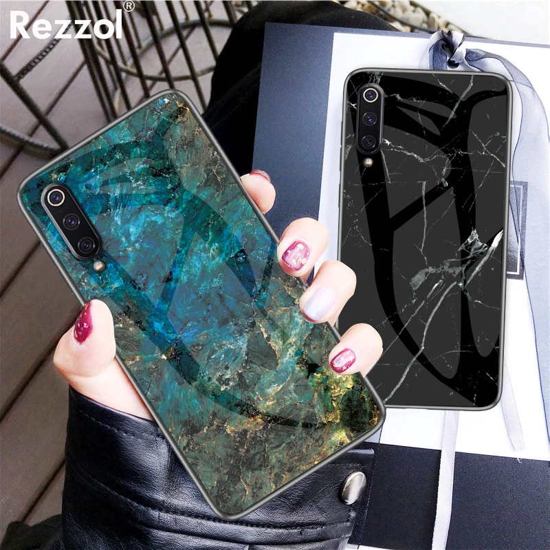 Для Meizu 16Xs чехол мраморный закаленное стекло Мягкий силиконовый чехол задняя крышка для Meizu 16 Xs глянцевый противоударный чехол