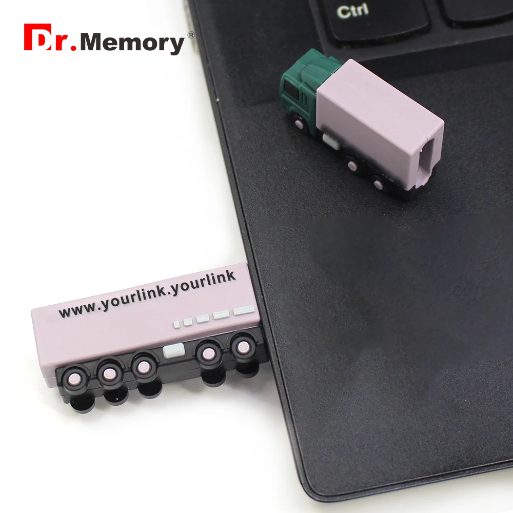 Мультяшный грузовик USB флэш-накопитель 64G логистика грузовая ручка привод 32G 16G 8G 4G карта памяти Usb флэш-накопитель Флешка u-диск подарок