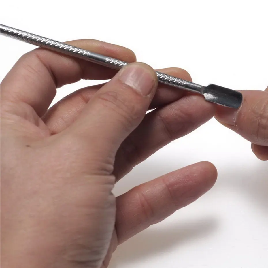 2 шт ватные палочки по уходу за ногтями ложка-толкатель для удаления