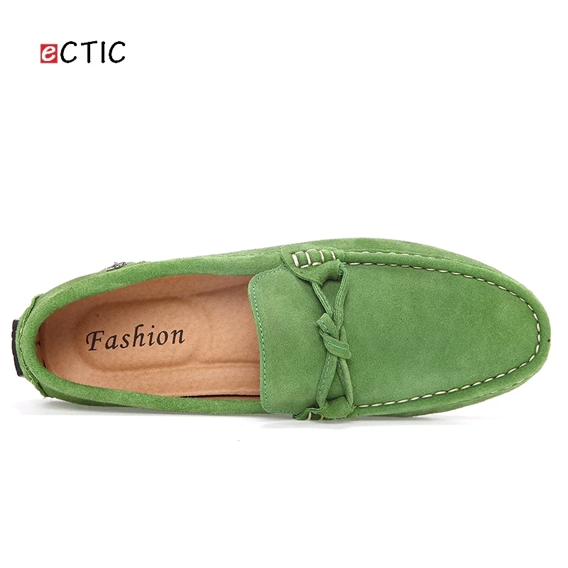 Классические мокасины Ectic Green для мужчин всесезонные повседневные лоферы на