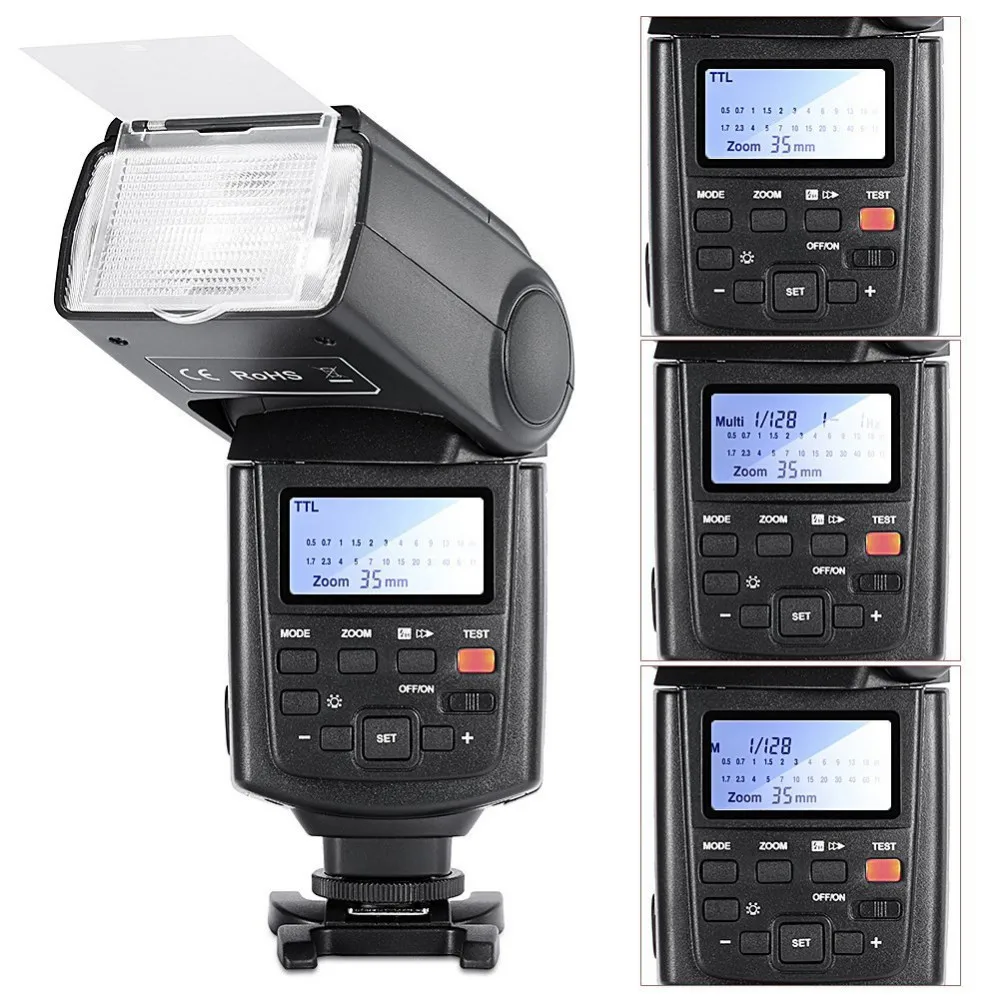 Neewer Вспышка NW680/TT680 HSS Вспышка E-TTL для Canon 5D MARK 2 6D 7D 70D 60D 50DT3I T2I и других цифровых камер Canon