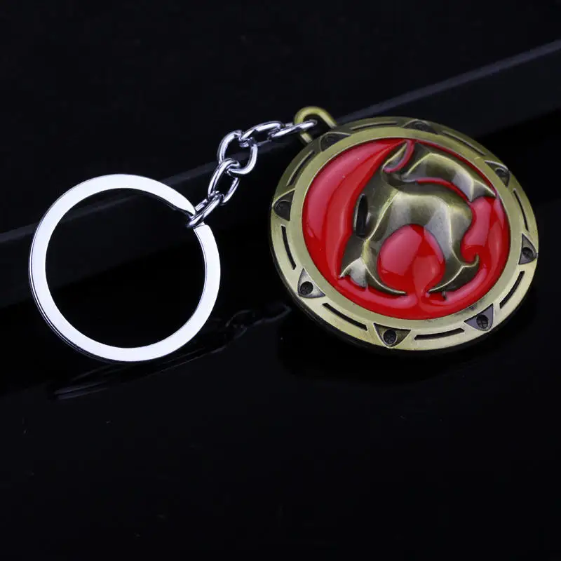 Cartoon TV Jewelry Thundercats Lion Logo Keychain Metal Pendants Car Key Holder | Украшения и аксессуары