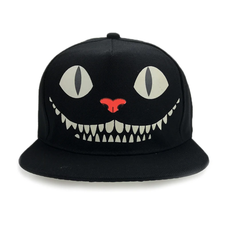 Прохладный светящиеся бейсболки Snapback Шапки Для мужчин женщин Повседневное