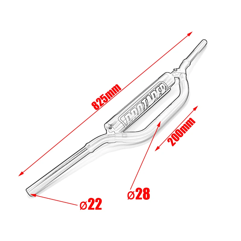 Мотоцикл 1 1/8 &quot28 мм руль Жир Бар Ручка колеса трубы для CR YZ KLX KX WR RM WRF YZF RMX РМЗ CRF