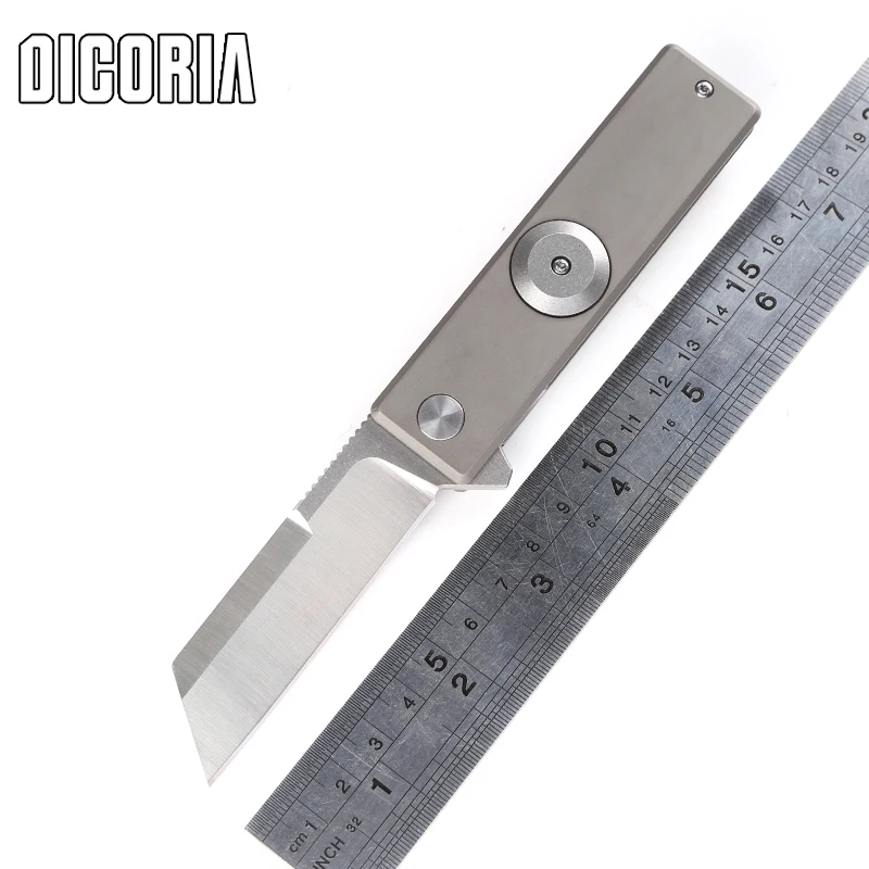 Складной нож DICORIA Flipper тактический Клинок с титановой ручкой лезвие D2 для