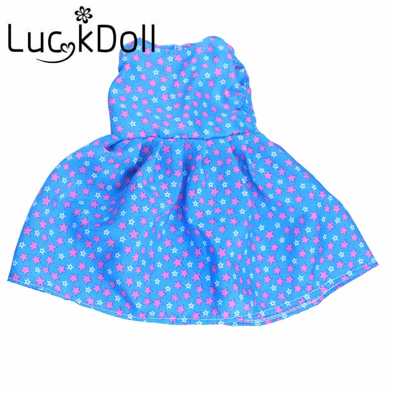 5 новых стильных высококачественных платьев для 43 см яркий подарок детей на день