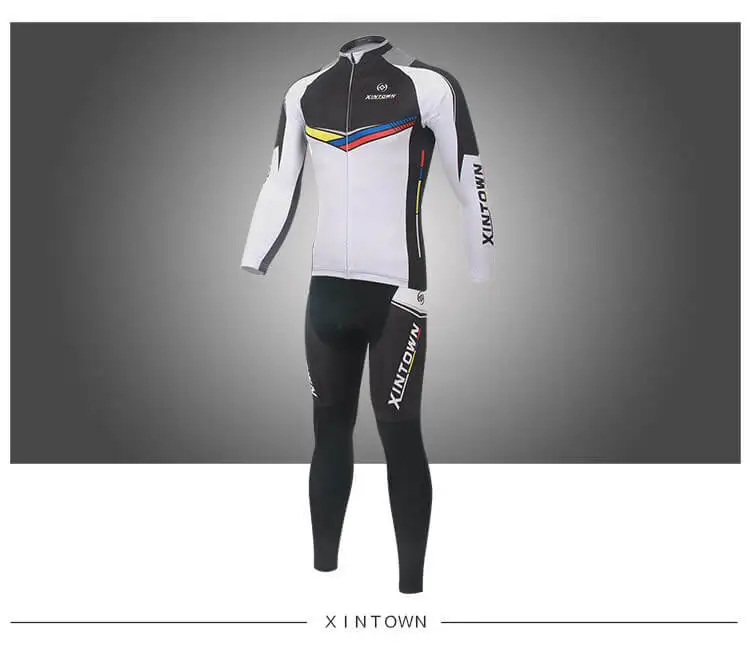 2018 Cycling Jersey Winter Thermal Fleece Team Long Sleeves Set Bike Clothing Sports Suit | Спорт и развлечения