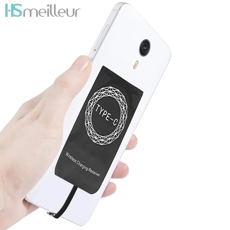 Беспроводное зарядное устройство Hsmeilleur type-C для Oneplus 6t 6 5t huawei mate 20 Pro P10 P20 Lite usb type C Qi зарядный приемник