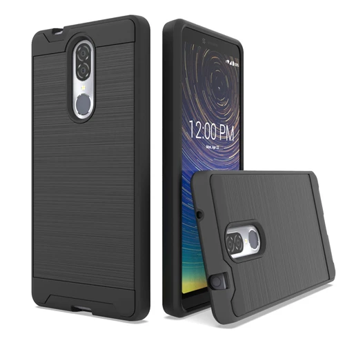 Black Для Coolpad Legacy/Alchemy двухслойный Гибридный матовый защитный чехол противоударный мягкий ТПУ и жесткий чехол для Coolpad Alchemy - Цвет: Black