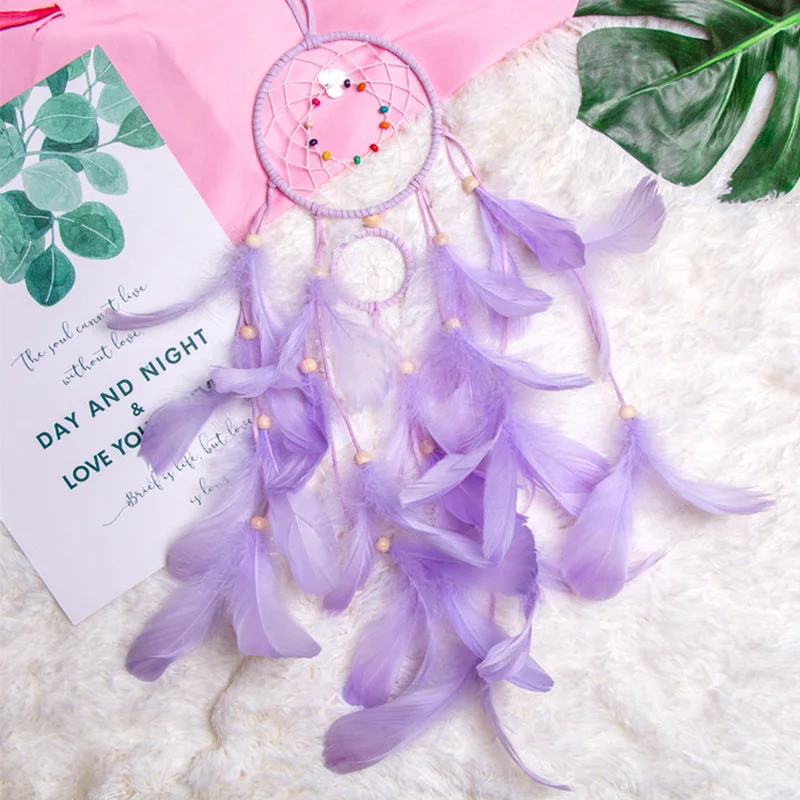 Ловец снов светодиодный ночсветильник в индийском стиле ручной работы ветряные