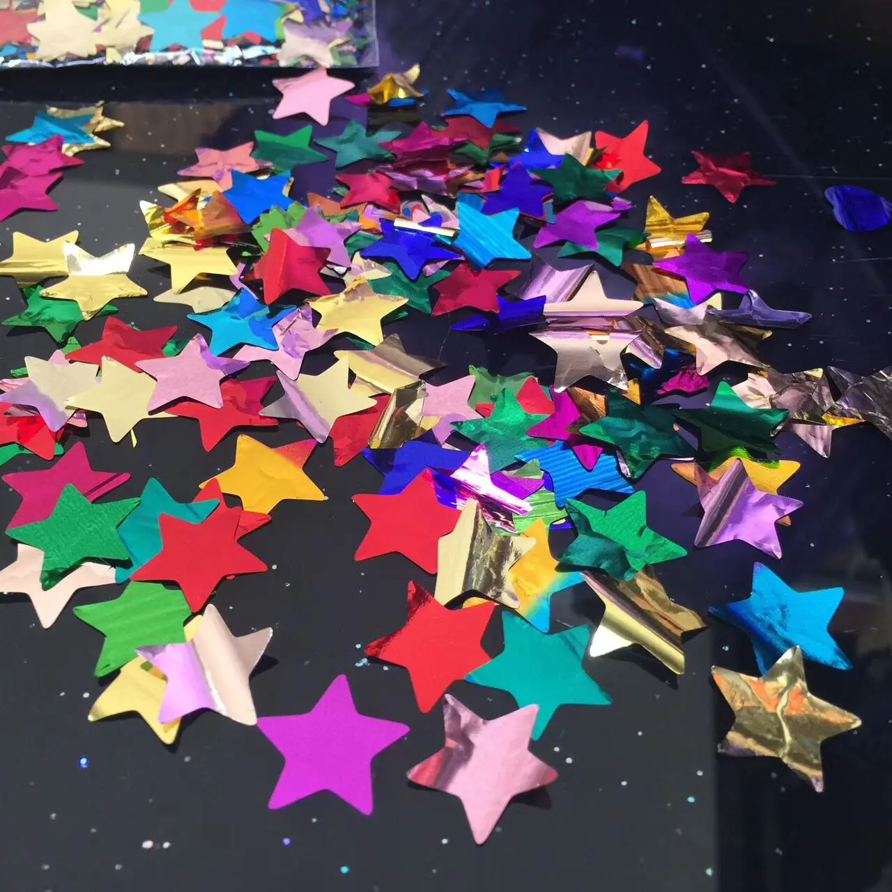 stars 2cm Звезды круглые 500 г 1,5 см конфетти стол золотой детский душ свадьба день рождения украшения День Святого Валентина воздушный шар "Конфетти" - Цвет: stars 2cm