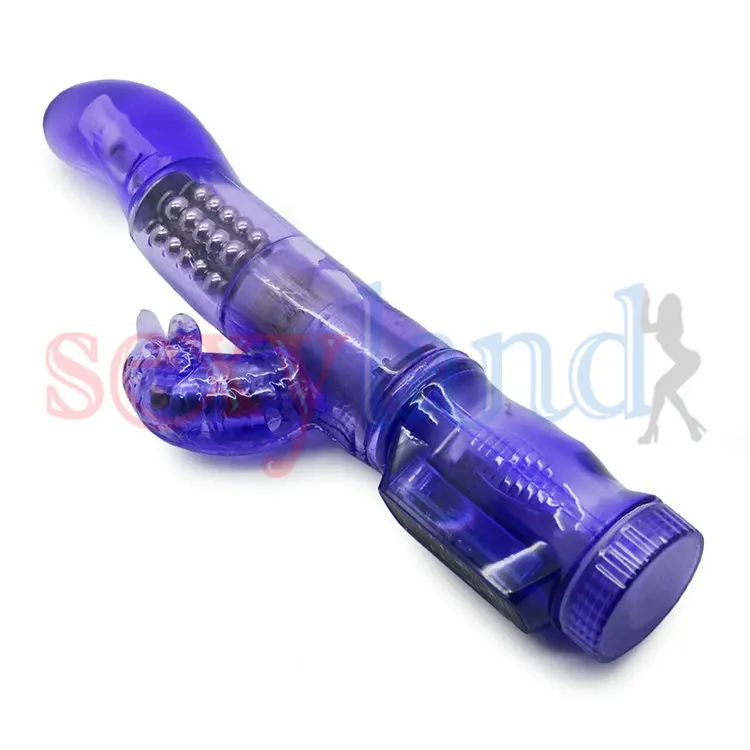 Дельфин 12 режимов Кролик G spot вибрационный и Вращающийся Массажер для тела