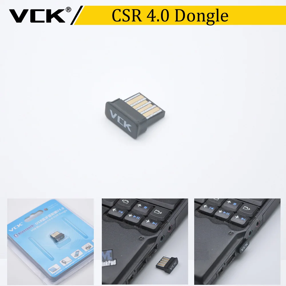 VCK USB беспроводной мини Bluetooth адаптер CSR 4 0 V4.0 + EDR ключ для ПК ноутбук с системой windows