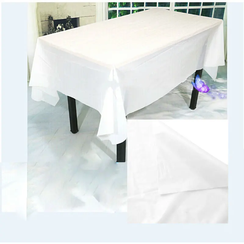 Пластиковые скатерти для скатертей принадлежности вечеринок столовая посуда 5