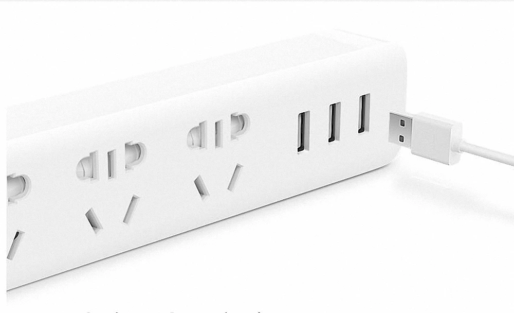100% оригинальная умная электрическая розетка Xiaomi 3USB 1 87 м портативные