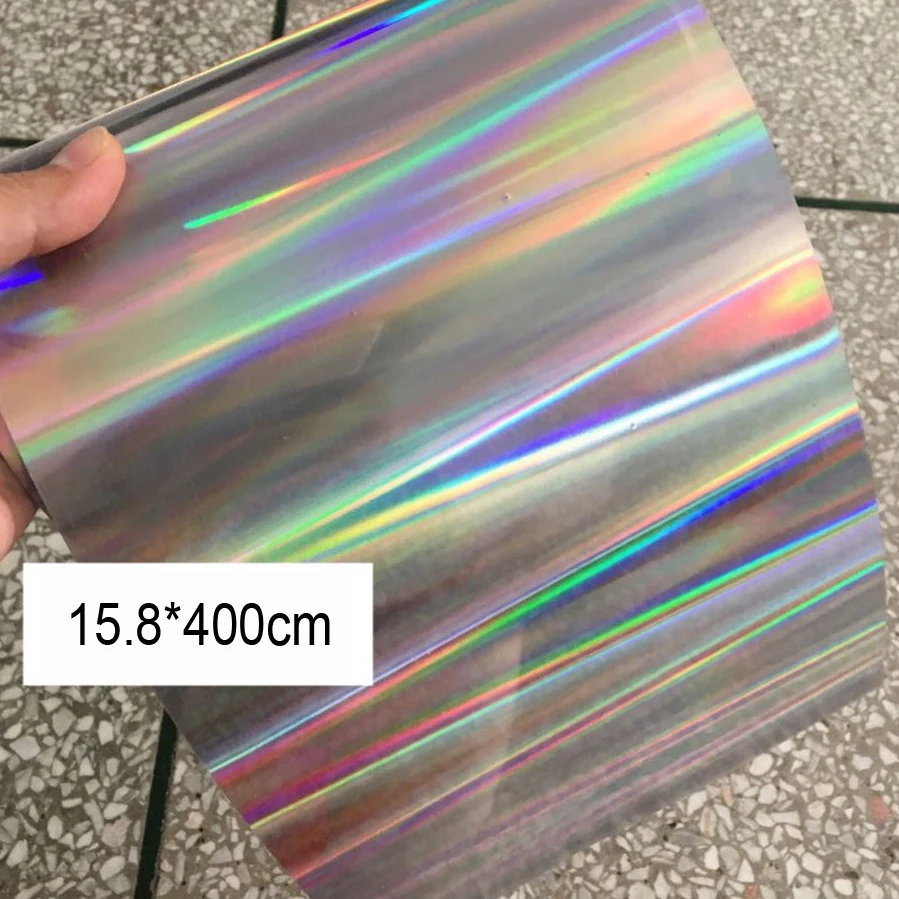 

Shining Laser Silver Hologram Sequins Sheet Raw Material PVC Spangles For DIY Crafts Wedding Decoration Scene Arrangement Flake