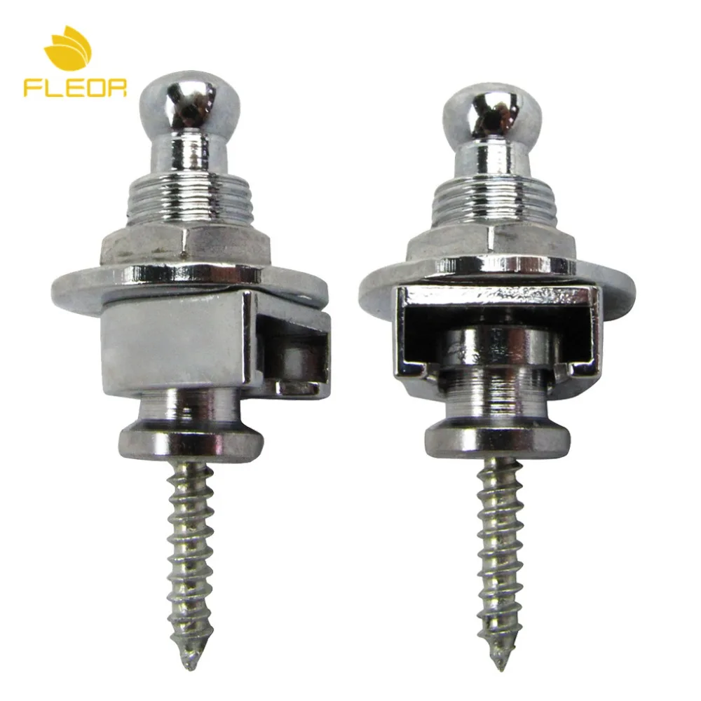 FLEOR 2 шт. скользящий гитарный ремешок замки Кнопка стреплок для гитары бас | Спорт