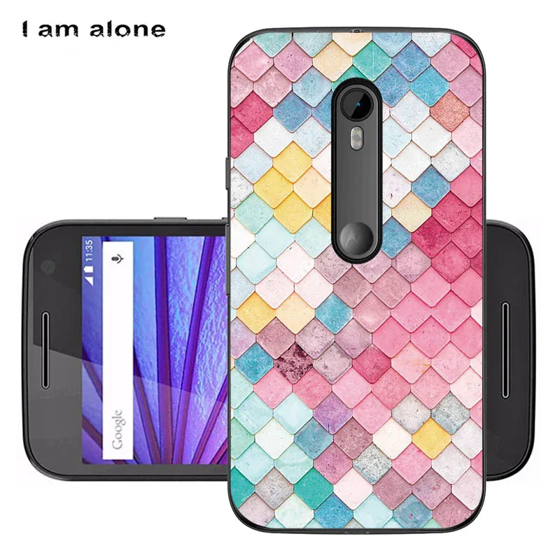 Soft TPU HH71 Чехлы для телефонов I am alone, для Motorola Moto G3, 5,0 дюймов, мягкий ТПУ чехол для мобильного телефона, милая сумка для Motorola Moto G3 - Цвет: Soft TPU HH71