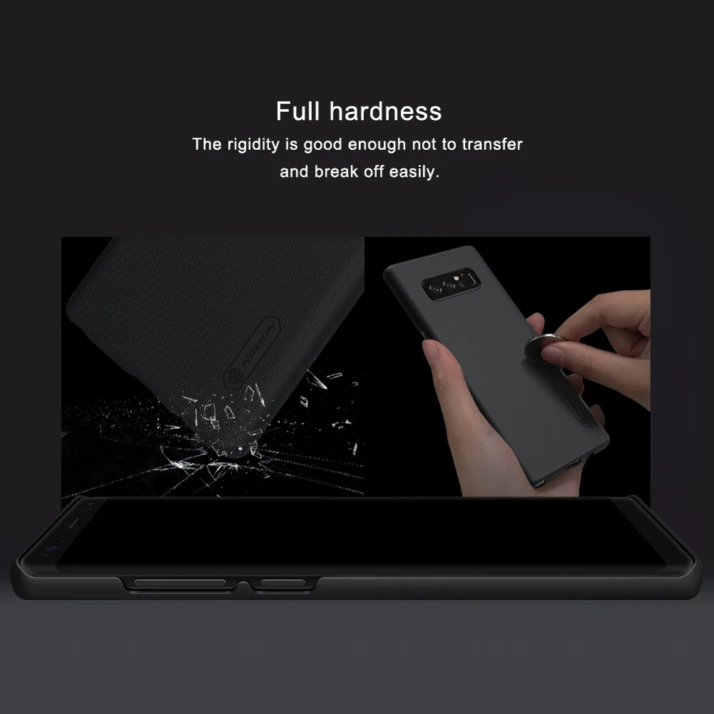 Для samsung galaxy note 8 чехол 6 32 дюймов Nillkin Матовый твердый пластиковый на заднюю панель