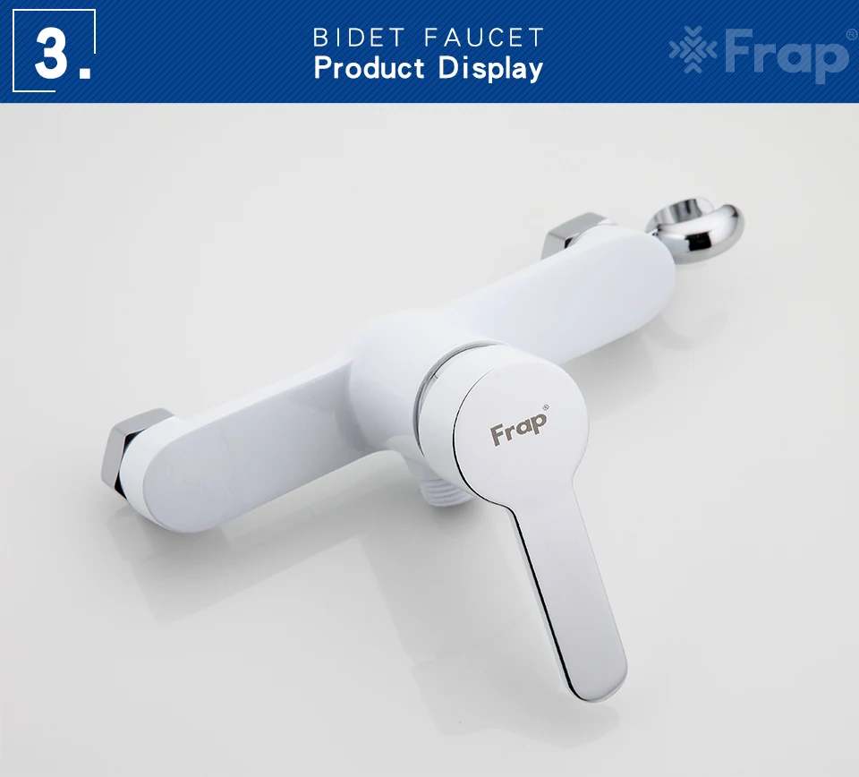 FRAP Bidets 3 color brass bathroom shower tap bidet toilet sprayer bidet mixer ducha higienica toilet faucet hygienic shower