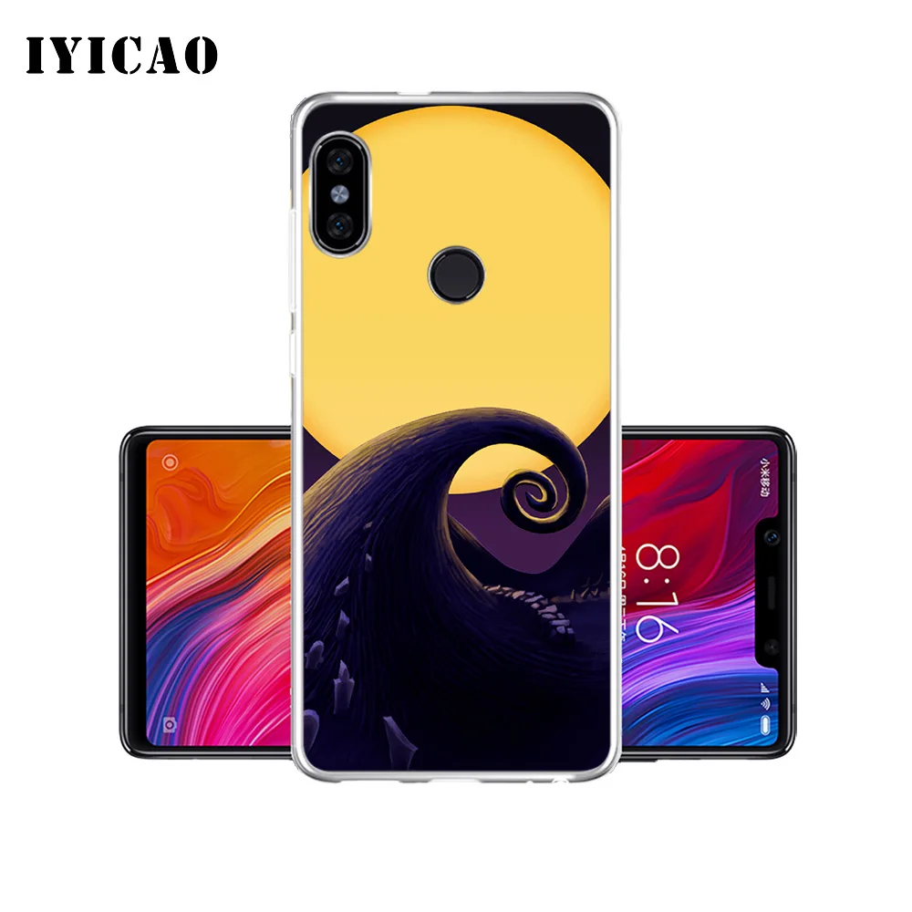 IYICAO Мягкий силиконовый чехол для телефона с кошмаром перед Рождеством Xiaomi Mi 9 8 SE 6