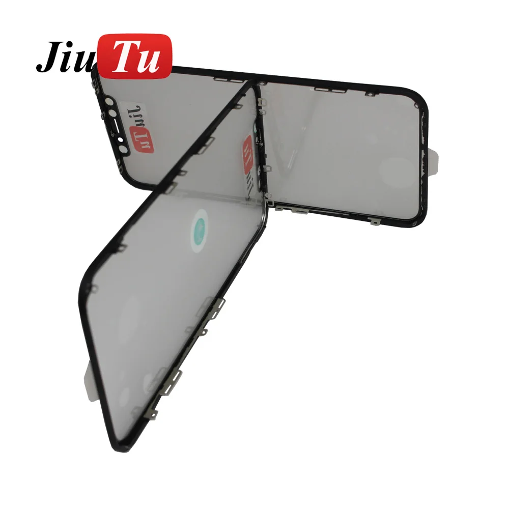 Jiutu Front Panel Glass with OCA Assembly For iPhone XR Touch Outer Lens Phone Repair Parts