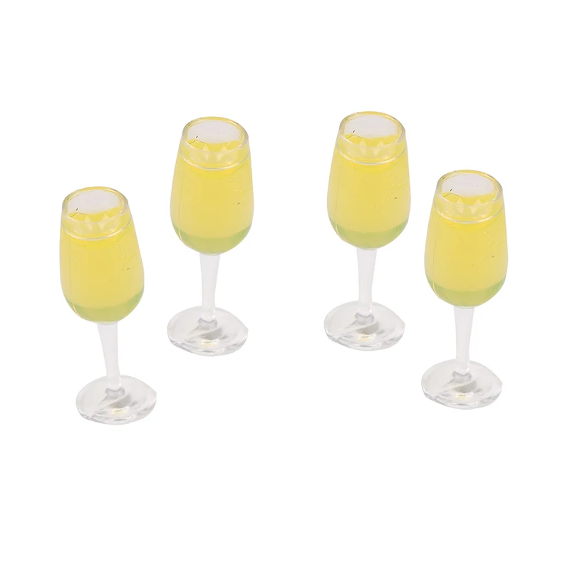 2/4 шт Мини пивной чашки моделирование мебель винного стеклянного бокала для