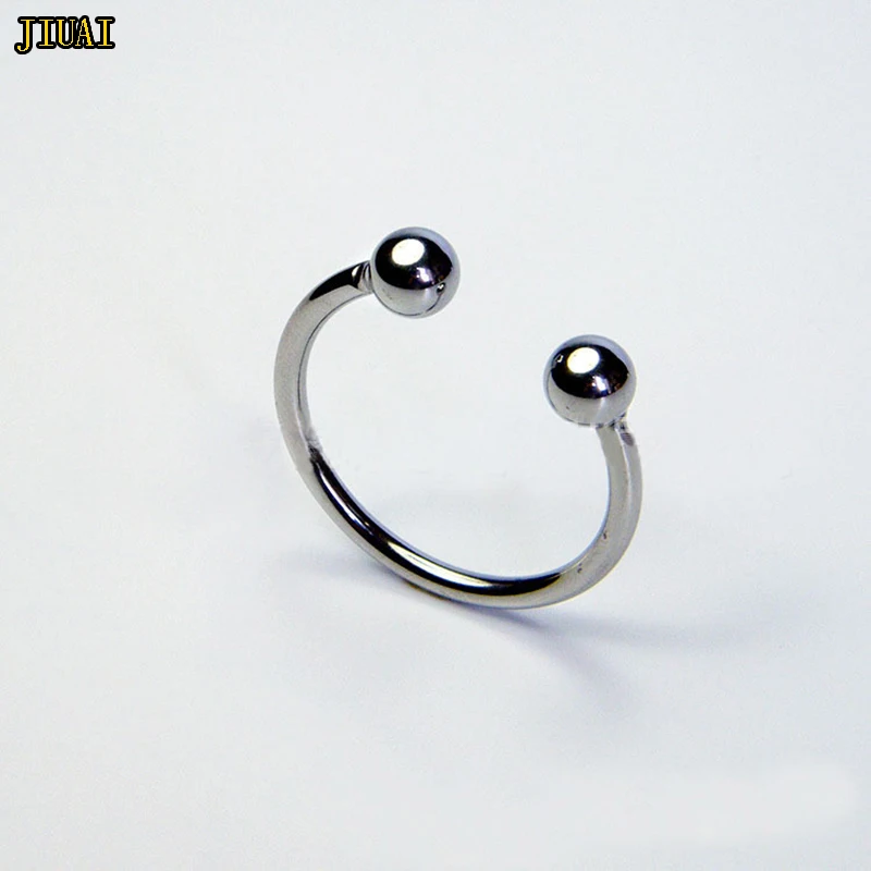 Мужской пенис Серебряная Задержка эякуляции кольцо из нержавеющей стали для