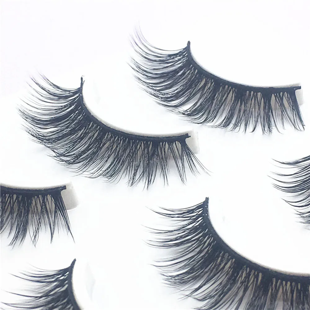 Лучшие OutTop накладные ресницы женские профессиональные Роскошные 3D пушистая