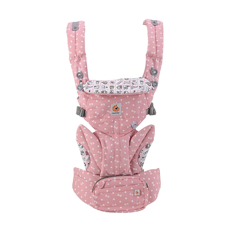 omni cotton pink Egobababy omni 360 Многофункциональный дышащий рюкзак-кенгуру для малышей - Цвет: omni cotton pink
