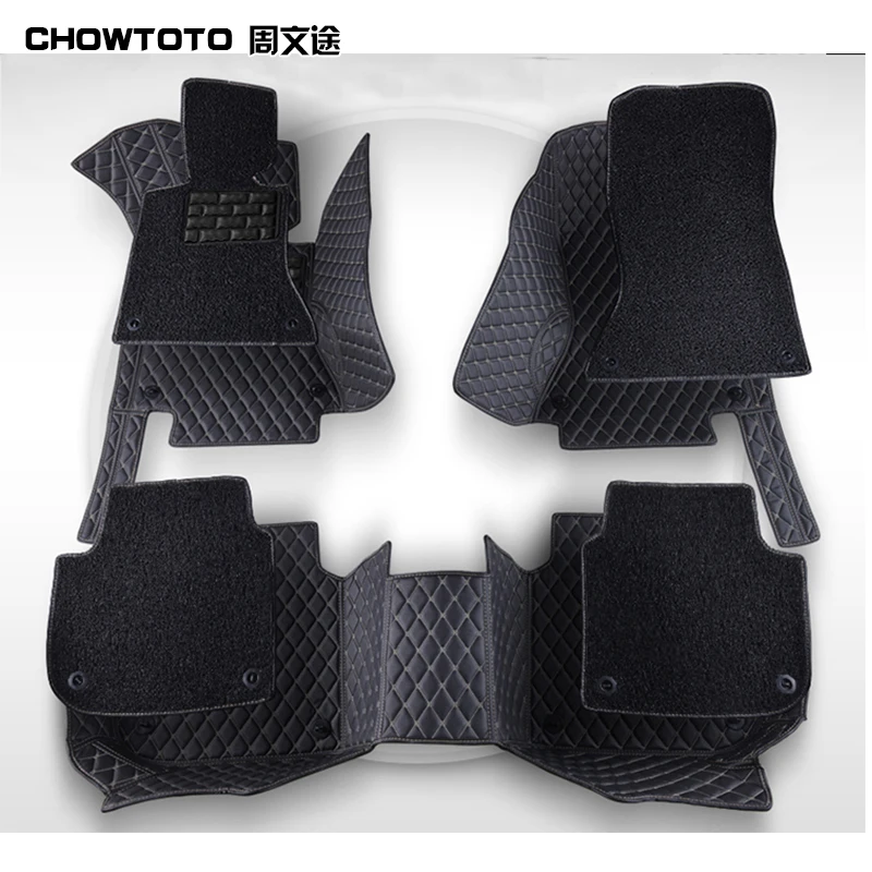 

Двухслойный CHOWTOTO AA! Напольные коврики для BMW серии 1357 GT F10 F11 F15 F20 F25 F30 F34 E90 X4 X5 X6, коврик с проволочной петлей