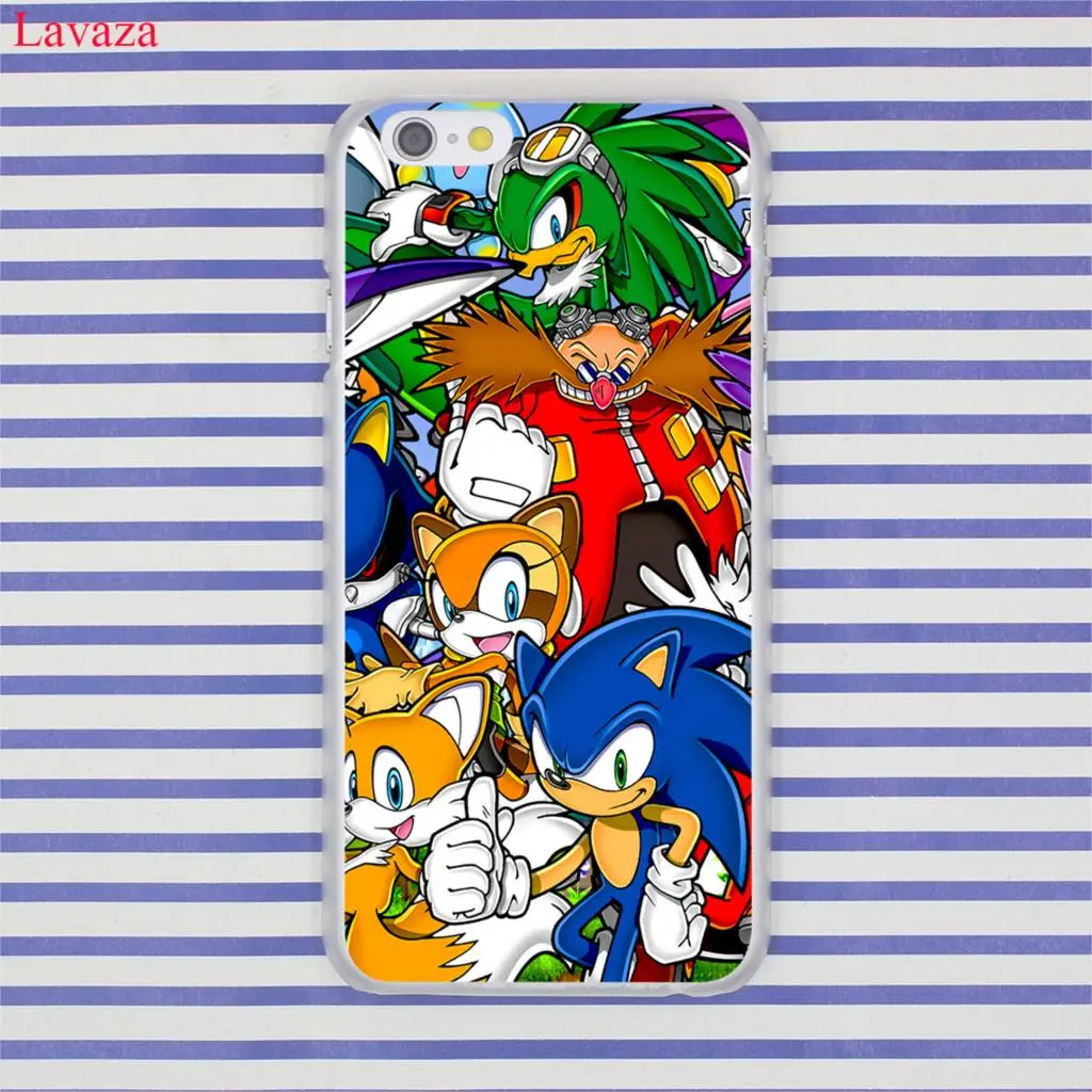Жесткий чехол для телефона Lavaza Sonic the Hedgehog Series для iPhone XR XS X 11 Pro Max 10 7 8 6 6S 5 5S SE 4S 4