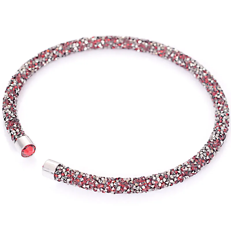 Кристалл ожерелье колье уникальными Полный Rhinestone пыли ожерелья моменты с
