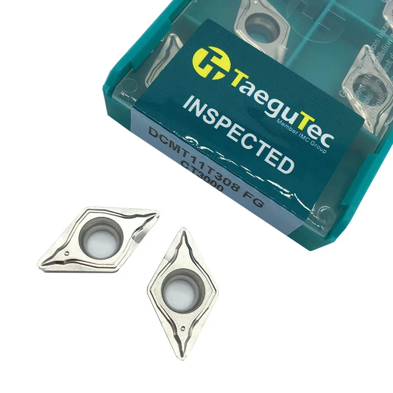 10 шт. DCMT11T308 FG CT3000 внешние токарные инструменты твердосплавные вставки токарный