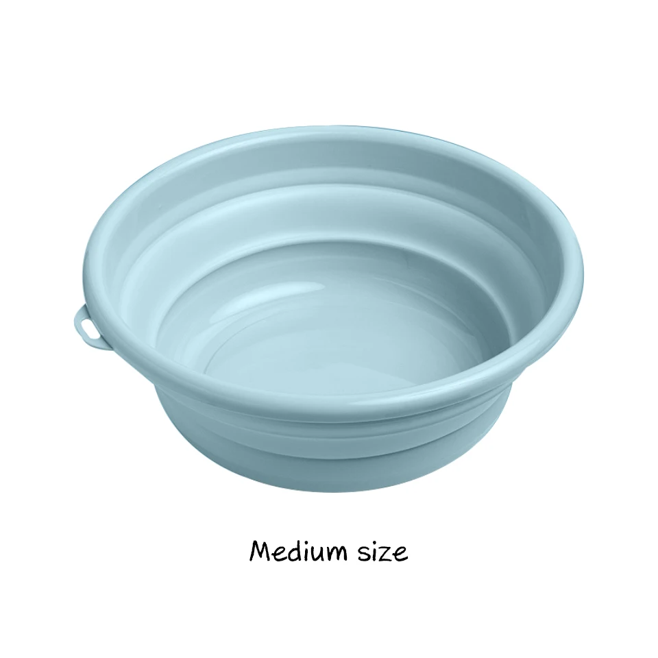 Folding Basin A501 Водонепроницаемый складной бассейн портативное складное ведро складной бассейн складной умывальник Дорожный/бытовой маленький/средний/большой пластиковый бассейн - Цвет: Folding Basin A501