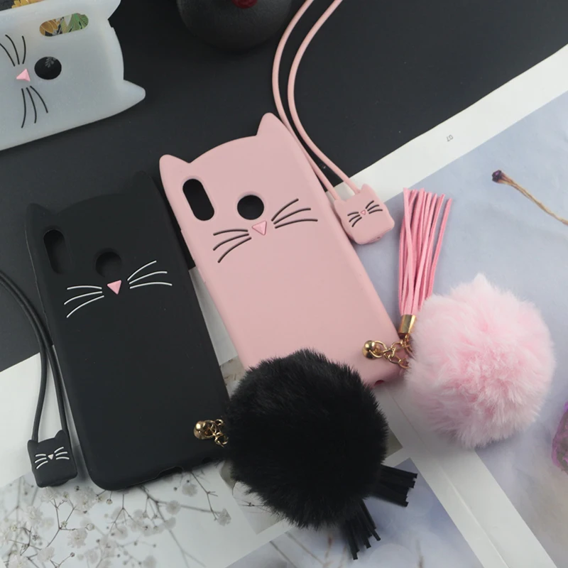 Милый силиконовый чехол с объемным рисунком для Huawei Nova 3i 3 3e 4e Smart Mate 9 10 20 Lite GR3 GR5