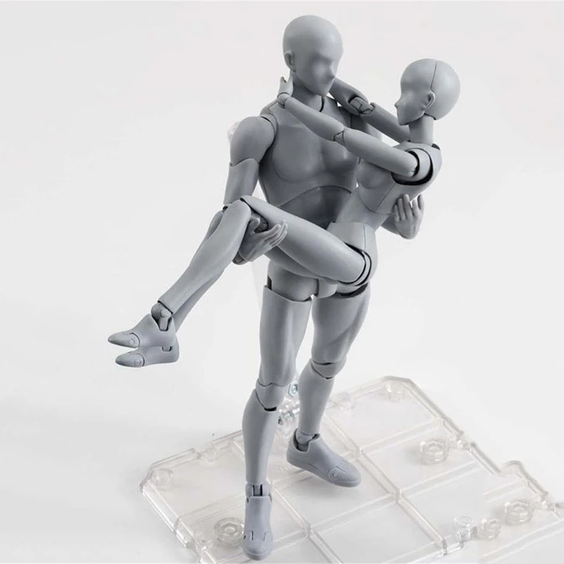 BODY KUN/Боди CHAN BODY-chan body-kun серый цвет Ver. Черная ПВХ фигурка Коллекционная модель игрушки