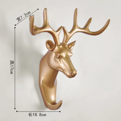 1pcs Креативные 3D настенные вешалки, декоративные дверные крючки, декоративные крючки для пальто, полимерные крючки, олень, носорог, слон, жираф, лошадь, Декор - Цвет: 1pcs