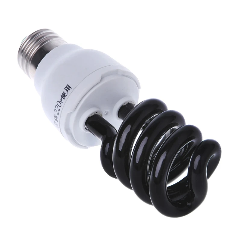 E27 5/15/20W UV ультрафиолетовые люминесцентные черный светильник CFL Лампа