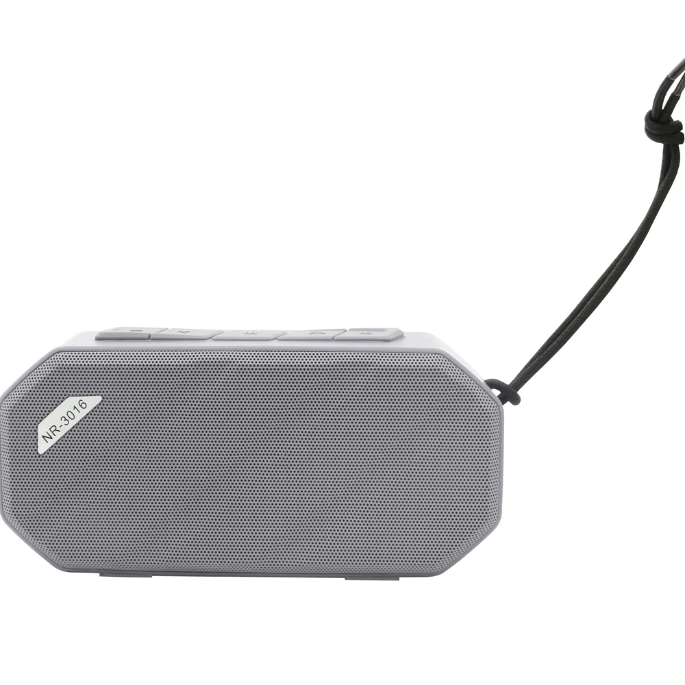 NewRixing Мини Bluetooth динамик портативный беспроводной звуковая система 3D стерео