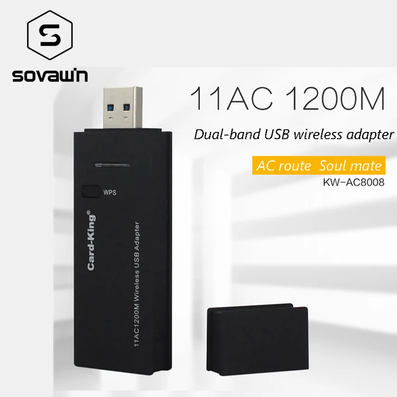 USB 3 0 Wi Fi антенна сетевая карта адаптер большой радиус действия 802 11 AC 1200M